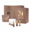 Calendrier de l’Avent 24 Days of Rum 2025 avec 24 fioles de rhum, 2 verres et carnets, coffret edition Mocha pour amateurs de spiritueux.