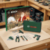 Calendrier de l’Avent Bosch 2025 avec 41 outils à main Maison et Jardin en pochette, cadeau original et pratique pour amateur de bricolage.
