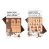 calendrier de l'Avent Le chocolat de poche 2025 composé de 24 carrés de chocolat noir bio