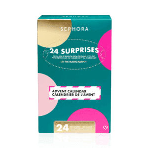 Calendrier de l’Avent Sephora Collection 2025 avec 24 surprises beauté dont maquillages, soins, accessoires exclusifs et formats voyage, idéal pour femmes passionnées de cosmétique.