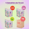 coffret biere adulte calendrier de l'avent une petite mousse 2025 comprenant 24 bières en bouteille et en canettes. Bières du monde, craft ou IPA