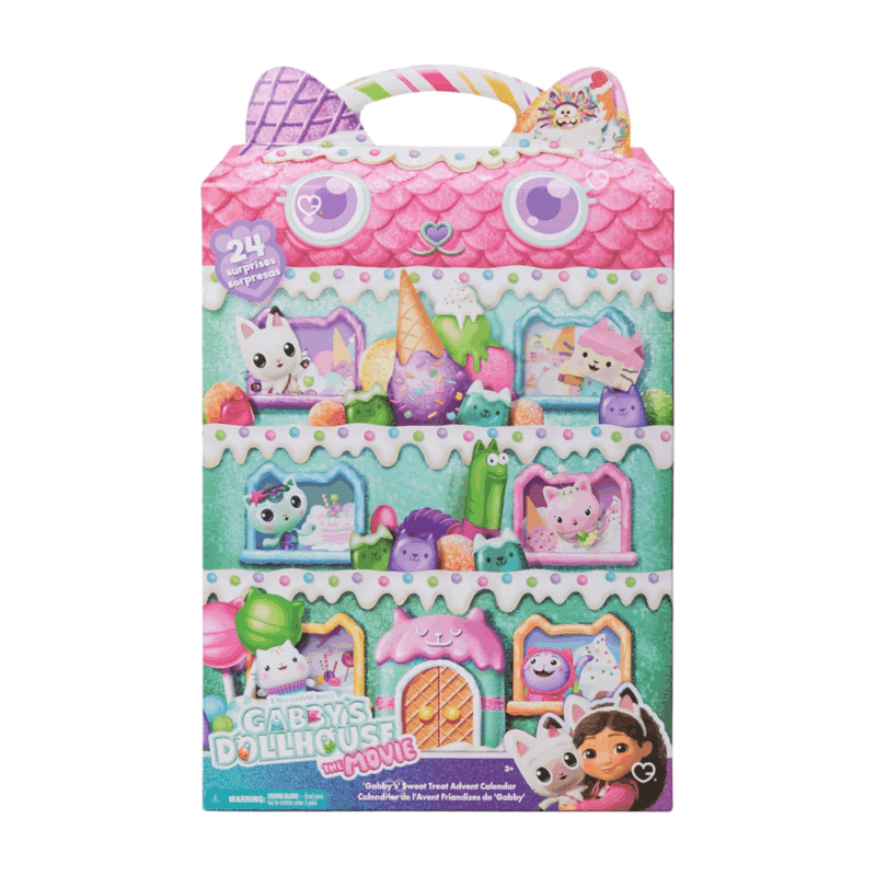 calendrier de l'avent Gabby et la maison magique 2025 contenant des figurines et accessoires pour enfant fille