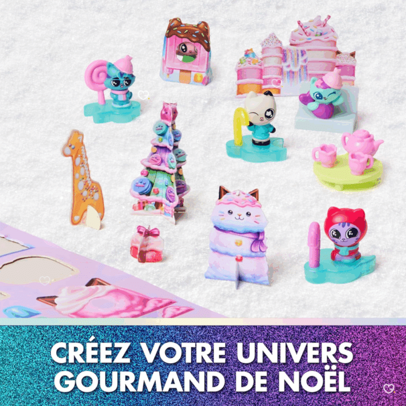 calendrier de l'avent Gabby et la maison magique 2025 contenant des figurines et accessoires pour enfant fille