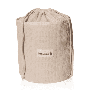 trousse en coton bio calendrier de l'avent moncornerb contenant 25 produits de beauté bio et naturelle multimarque : soins visage, maquillage et soins capillaire idéal pour femme et adolescente