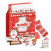 coffret gourmand forme pot de nutella décor pull de noel calendrier de l'avent nutella 2025 remplit de friandises chocolat, mini-pots et accessoires