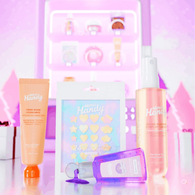 Calendrier de l'Avent merci handy 2025 avec 25 produits beauté soins main visage et chocolats idéal pour amateur seft-care