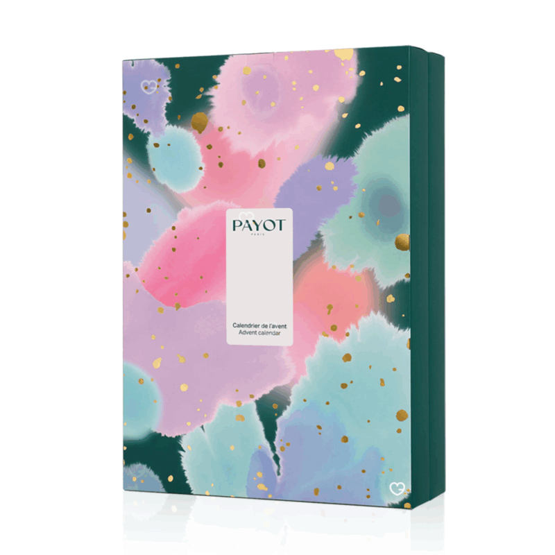 Calendrier de l’Avent Payot 2025 avec 24 soins visage, corps et cheveux en édition limitée, idéal pour rituel beauté femme