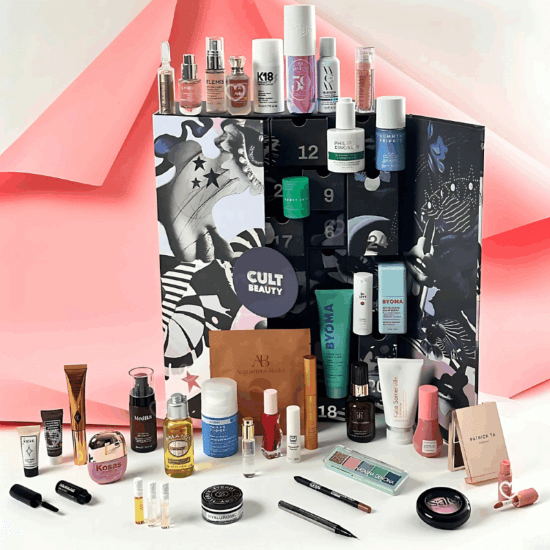 Calendrier de l'Avent Cult Beauty 2025 ! 41 produits pour soins visages, corps, cheveux (valeur de +1300€) comprenant les meilleures marque de beauté, 111Skin, Charlotte Tilbury et Augustin bader