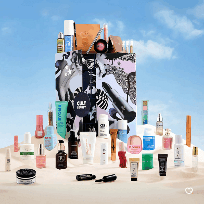 Calendrier de l'Avent Cult Beauty 2025 ! 41 produits pour soins visages, corps, cheveux (valeur de +1300€) comprenant les meilleures marque de beauté, 111Skin, Charlotte Tilbury et Augustin bader