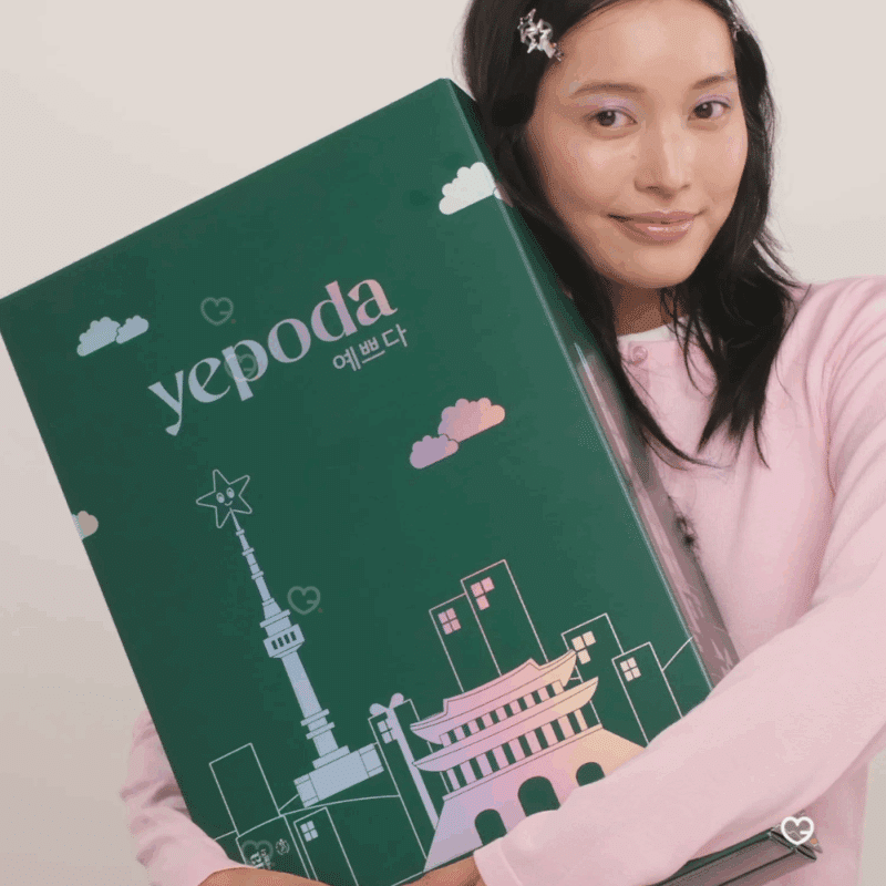 Calendrier de l’Avent Yepoda 2025 coffret kbeauté premium avec 24 soins visage, cheveux et accessoires beauté skincare, idéal pour femmes