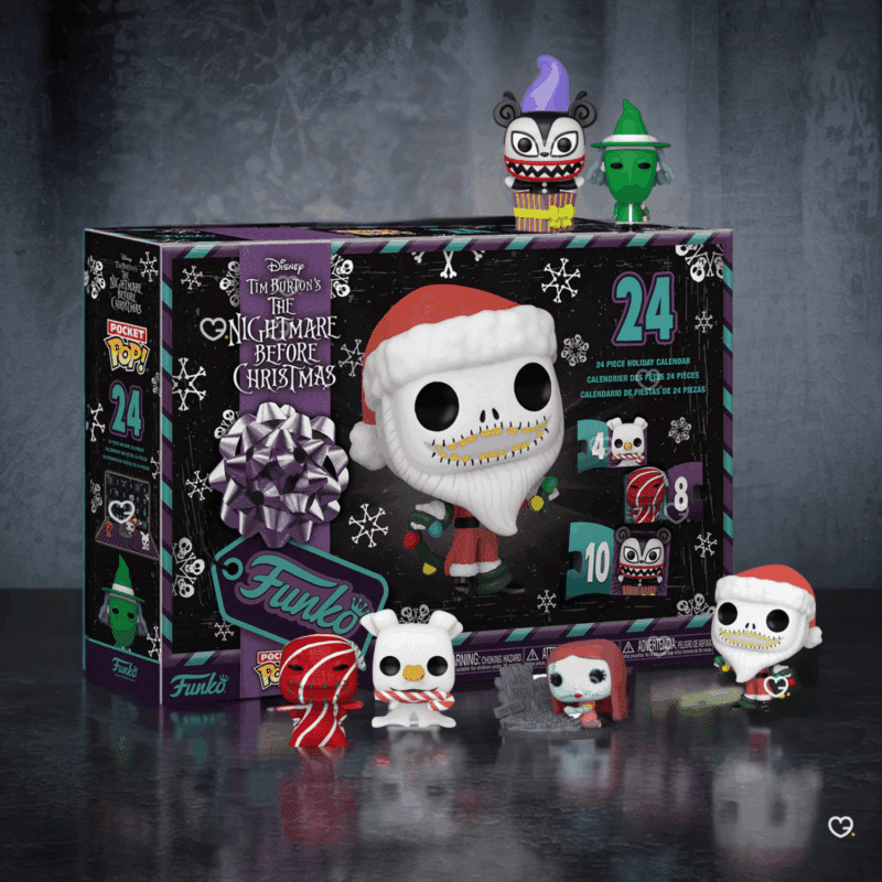 Calendrier de l’Avent Funko POP L’étrange Noël de M. Jack 2025, packshot