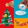 Calendrier de l’Avent Play Doh 2025 avec 24 pots de pâte à modeler colorée, 28 accessoires créatifs, projets papier et tapis de jeu festif pour enfants