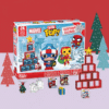 calendrier de l’avent Funko Bitty POP Marvel 2025 contenant 24 surprises dont figurines bitty inspirées des héros emblématiques de l’univers. design coloré fait ressortir l’esprit festif et l’imaginaire Marvel.