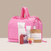 calendrier de l'avent Miin Cosmetics 2025 kbeauté présenté sous forme de sac rose XXL contenant 24 produits beauté soins visage, corps et maquillage