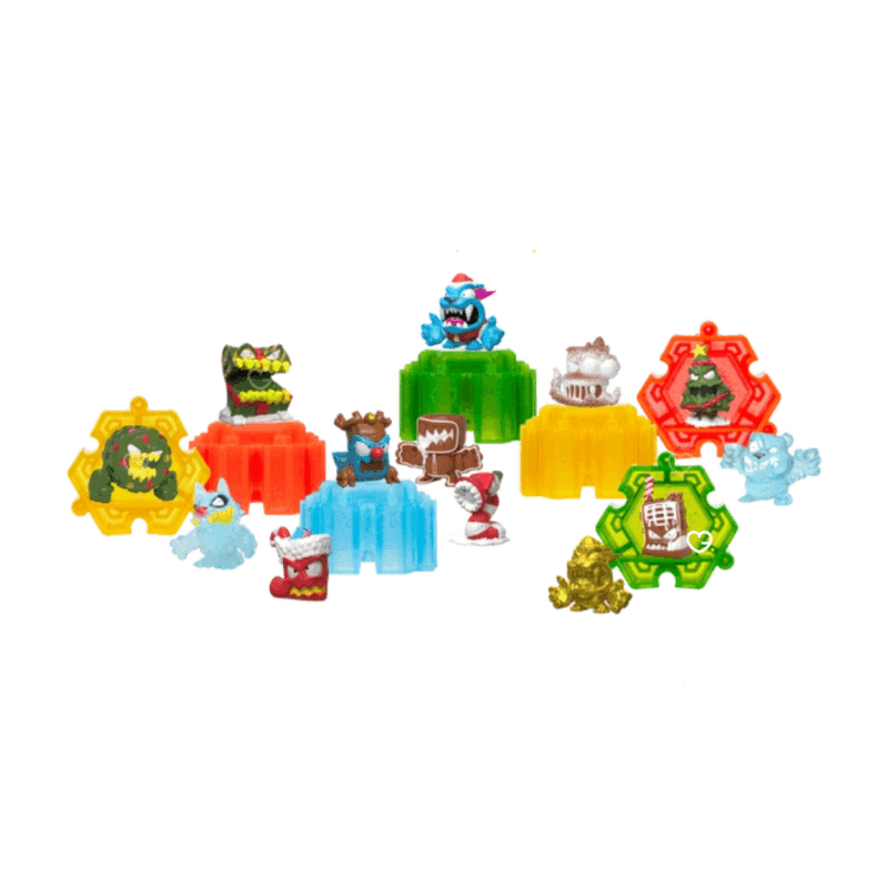 Calendrier de l’Avent MrBeast Lab Swarms 2025 avec 24 surprises ludiques dont micro-créatures, autocollants et capsules de hyper fusion pour enfants et fans de jouets.