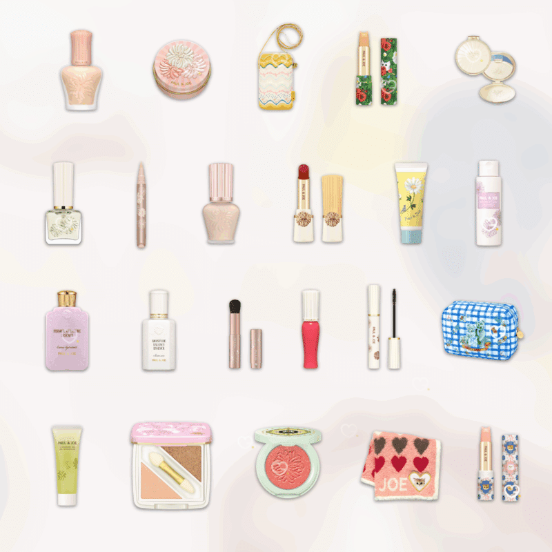 Calendrier de l’Avent Paul and Joe 2025 édition limitée avec 24 soins, maquillage et accessoires beauté illustrés de chats Gipsy & Nounette.