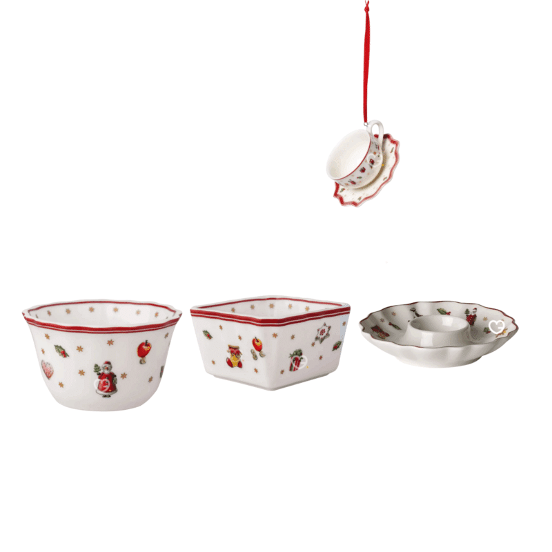 Calendrier de l’Avent Villeroy & Boch 2025 Original avec 24 décorations en porcelaine haut de gamme dont 10 en édition limitée, esprit Noël élégant.