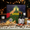calendrier de l'avent apéro 2025 avec des produits artisanaux saucissons, terrines, bière pour gourmand