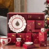 Calendrier de l’Avent Villeroy & Boch 2025 Original avec 24 décorations en porcelaine haut de gamme dont 10 en édition limitée, esprit Noël élégant.