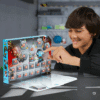 Calendrier de l’Avent MrBeast Lab Swarms 2025 avec 24 surprises ludiques dont micro-créatures, autocollants et capsules de hyper fusion pour enfants et fans de jouets.