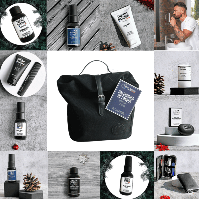 Calendrier de l’Avent Trendy Barber 2025 pour beauté homme 13 soins barbe, visage, corps et cheveux