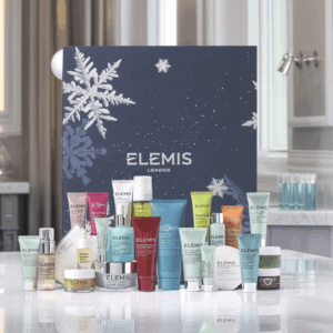 Calendrier de l’Avent Elemis 2025, 25 soins visage et corps pour femmes en quête de rituel beauté qualité.