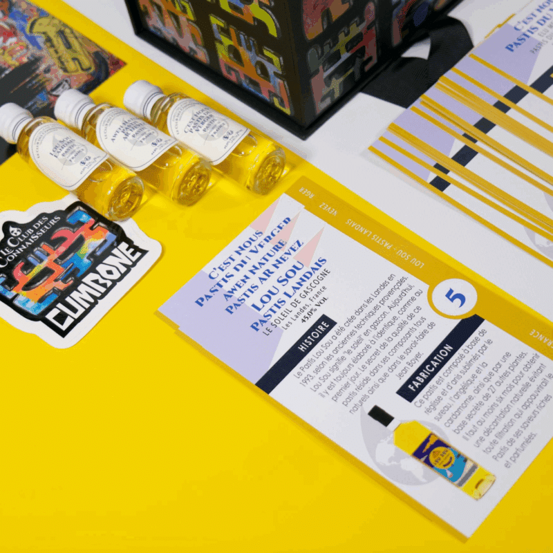 Calendrier de l’Avent Pastis 2025 avec 24 bouteilles artisanales, coffret collector élégant pour adulte amateur de spiritueux.