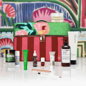 Coffret beauté Calendrier de l’Avent Oh My Cream 2025 en trousse en coton Lisa Corti, 25 soins beauté clean pour femme avec soins visage, corps, capillaire et maquillage