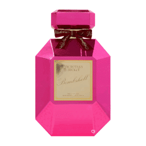 coffret luxe rose forme flacon parfum calendrier de l'avent Victoria Secret 2025 contenant 12 produits de beauté soins parfum de la collection Bombshell
