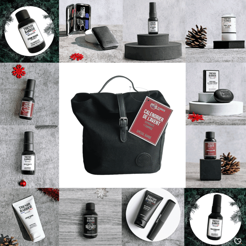 Calendrier de l’Avent Trendy Barber 2025 pour beauté homme 13 soins barbe, visage, corps et cheveux