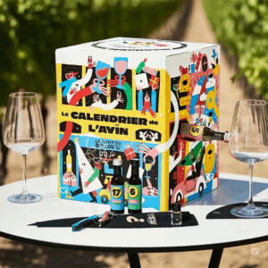 Calendrier de l’Avent Le Petit Ballon 2025 avec 12 vins format vinottes, accessoires, expériences œnotouristiques et contenus pour amateurs de vin.