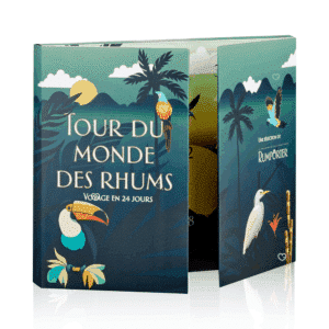 Calendrier de l’Avent Rumporter 2025, coffret premium de 24 rhums d’exception pour amateurs de spiritueux et dégustation festive, idée cadeau homme