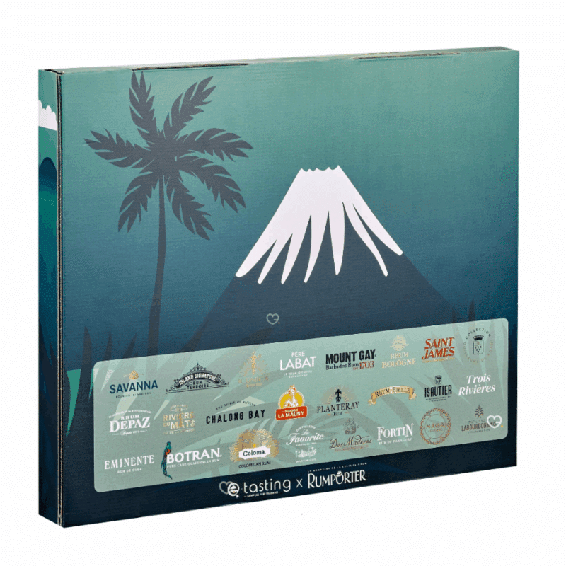 Calendrier de l’Avent Rumporter 2025, coffret premium de 24 rhums d’exception pour amateurs de spiritueux et dégustation festive, idée cadeau homme