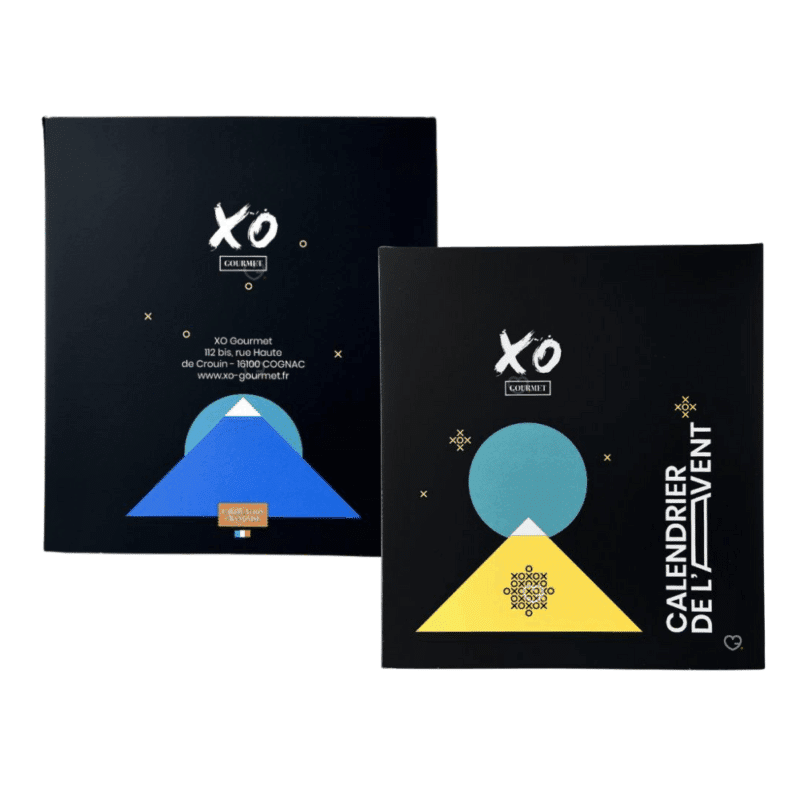 Calendrier de l’Avent XO gourmet 2025, coffret gourmand premium aux 24 surprises artisanales sucrées et salées pour amateurs de gastronomie fine, couple homme ou femme