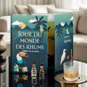 Calendrier de l’Avent Rumporter 2025, coffret premium de 24 rhums d’exception pour amateurs de spiritueux et dégustation festive, idée cadeau homme