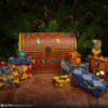 Coffret theme Quidditch Calendrier de l’Avent Harry Potter 2025 renfermant 24 surprises magiques : bijoux du Vif d’Or, chaussettes, porte-clés et objets de collection pour fans de Poudlard.