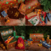 Coffret theme Quidditch Calendrier de l’Avent Harry Potter 2025 renfermant 24 surprises magiques : bijoux du Vif d’Or, chaussettes, porte-clés et objets de collection pour fans de Poudlard.