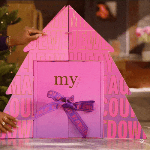 Calendrier de l’Avent My Jewellery 2025 renfermant 24 bijoux en acier inoxydable premium, élégant cadeau mode pour femmes tendances.