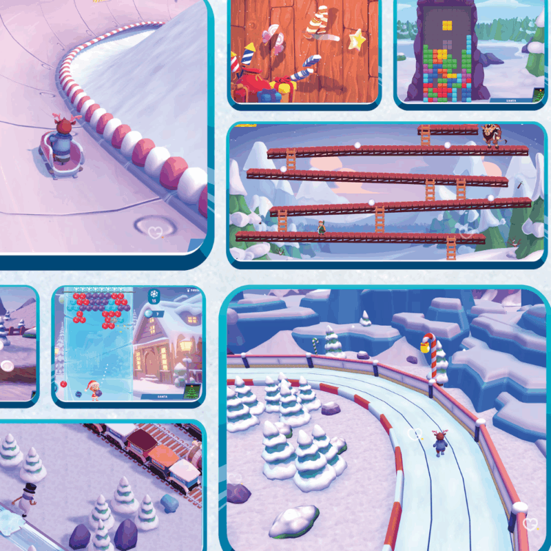 Calendrier de l’Avent Winter Games Collection PS5 2025 proposant 25 mini-jeux hivernaux multijoueur, idéal pour gamers et familles PS5.