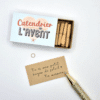 Calendrier de l’Avent Mini message personnalisé 2025 avec 24 messages émouvants faits main, idée cadeau originale pour adultes sensibles et créatifs.