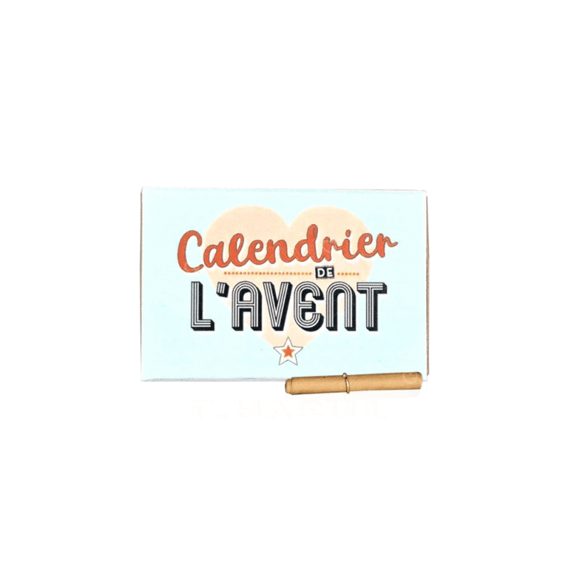 Calendrier de l’Avent Mini message personnalisé 2025 avec 24 messages émouvants faits main, idée cadeau originale pour adultes sensibles et créatifs.