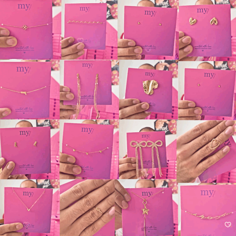 Calendrier de l’Avent My Jewellery 2025 renfermant 24 bijoux en acier inoxydable premium, élégant cadeau mode pour femmes tendances.