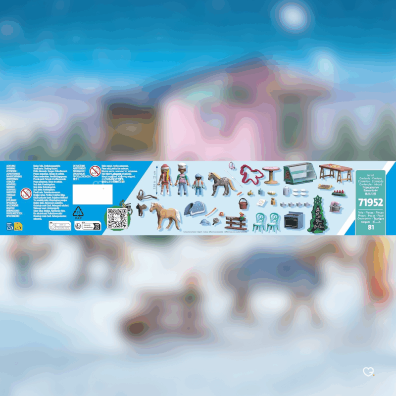 Calendrier de l’Avent Playmobil pâtisserie de Noël (71952) 2025 avec 24 figurines, animaux et accessoires ludiques pour enfant créatif histoire jouet.