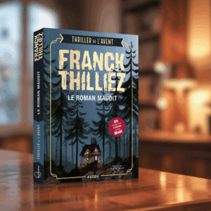 Calendrier de l’Avent Thriller de l'Avent 2025, livre de 24 chapitres de Franck Thilliez pour lecteurs passionnés de suspense et mystère de Noël, ideal adolescent