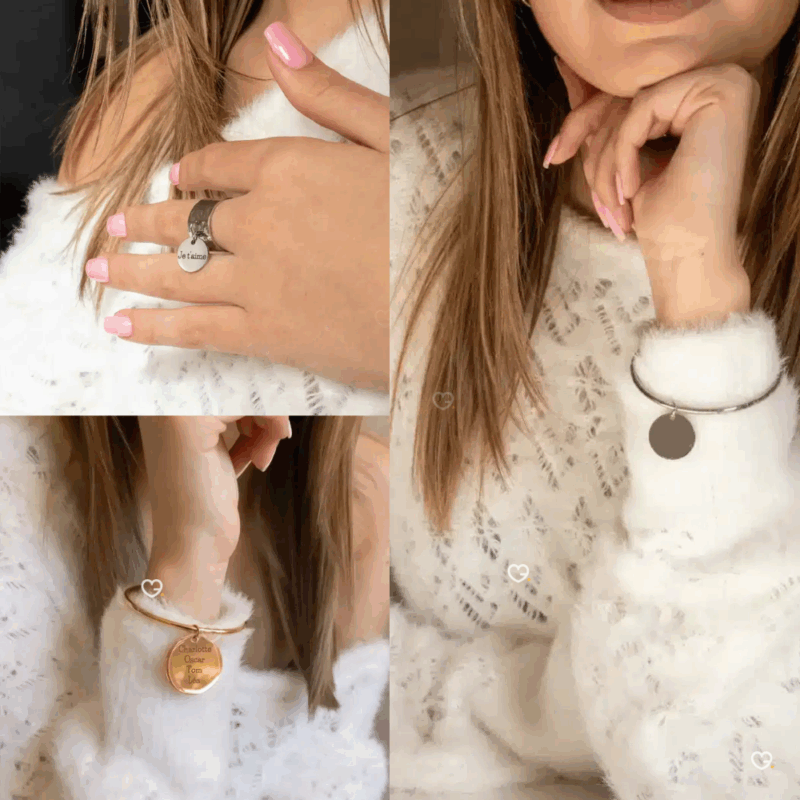 Calendrier de l’Avent Paloma de Bahia 2025 avec 23 bijoux doré ou argenté et un accessoire de cheveux, parfait pour femmes raffinées à Noël.