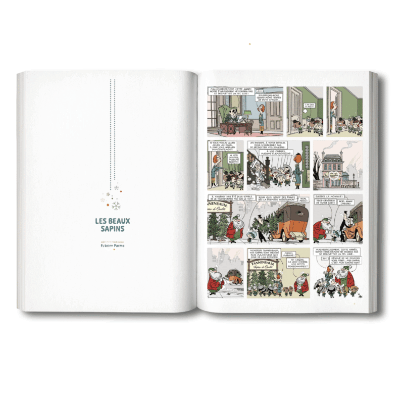 Calendrier de l’Avent La BD de l'Avent 2025, livre illustré regroupant 24 histoires inédites de BD franco-belge pour lecteurs et familles.