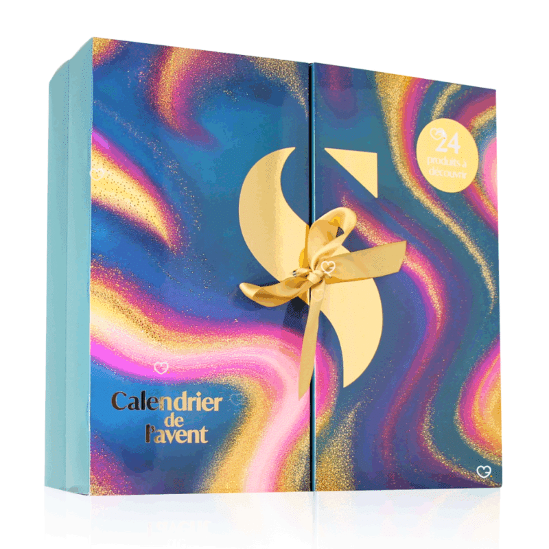 Calendrier de l’Avent Elsie Santé 2025 beauté renfermant 24 soins et accessoires, coffret festif idéal pour femme adepte du bien-être.