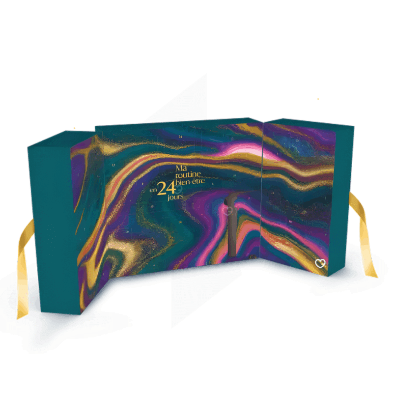 Calendrier de l’Avent Elsie Santé 2025 beauté renfermant 24 soins et accessoires, coffret festif idéal pour femme adepte du bien-être.