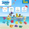 Calendrier de l’Avent Playmobil Junior & Tinti 2025 contenant 24 jouets et accessoires Aqua colorés, bateau et figurines marines pour bébé et enfants de 1 à 4 ans