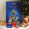 Coffret Lindt XXL Calendrier de l’Avent Lindt Géant 2025 avec 24 chocolats et confiseries en format taille réelle, coffret rouge généreux idéal pour famille, couple et amateur de chocolat.